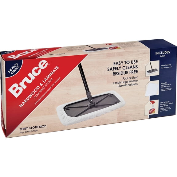 Bruce Laminate and Wood Floor Cleaner Spray - Streak-Free - 32 oz — Household & Commercial Use, Effective Formula