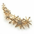 thumbnail image 2 of Crystal 'Star Rain' Brooch (Gold Tone), 2 of 4