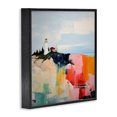 thumbnail image 3 of Stupell Industries Modern Abstract Lighthouse View Black Framed Giclee Art, 12 x 12, by Irena Orlov, 3 of 8