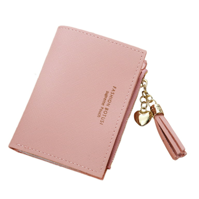 MeterMall Women's Tassel Leather Wallet