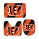 thumbnail image 4 of Juego de 3 alfombras de baño del equipo Bengals, alfombra antideslizante para baño, 31,5 x 20 pulgadas, 4 of 7