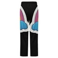 thumbnail image 6 of Rainbow Cloud Winter Female Pants Flannel High Waist Women Pants Lady Warm Straight Leg Plush Trousers, 6 of 7