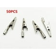 thumbnail image 2 of 50pcs Metal Alligator Clips 2 Inch /51mm Long Metal Electric Test Crocodile Alligator Clip Clamp Connector, 2 of 4