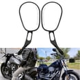 thumbnail image 2 of Espejo Retrovisor Lateral Negro De 8Mm Para Motocicleta, Estilo Hueco Para Harley Bobber Cruiser Custom Mt, 2 of 5