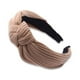 thumbnail image 5 of Diadema anudada elástica Qarigey para el pelo elegante ropa Vintage accesorio a juego 2Conjunto, 5 of 6