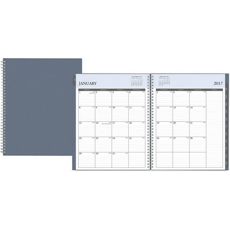 Blue Sky Enterprise Blue 8.5" x 11" Weekly/Monthly Planner, 2017