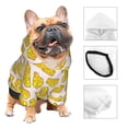 thumbnail image 3 of Gaeub Cheese Dog Hoodie Sweatshirts Warm Dog Clothes for Small Dogs,Puppy and Cat Costume-X-Large, 3 of 7