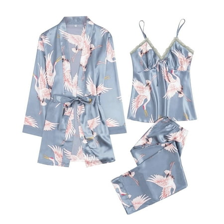 

Miarhb Women period cotton brief underwear Satin Silk Pajamas Women Nightdress Lingerie Robes Underwear Sleepwear for me