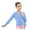 Blue, variant on Ballet Wrap Top Girl Ballet Warm Up Kids Ballet Leotard Crop Top Dance Shawl Jacket Cardigan Coat