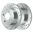thumbnail image 2 of Detroit Axle Front Disc Brake Rotors For 2006-2007 Chevy Malibu & Pontiac G6 – 10.86 Inch, Vented, Plain, 2-Piece Set 2 of 6