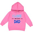 thumbnail image 2 of Inktastic I Love My Dad Fathers Day Toddler Hoodie, 2 of 4