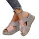 thumbnail image 1 of Sandalias de cuña antideslizantes con suela gruesa informal para mujer-AM, 1 of 1