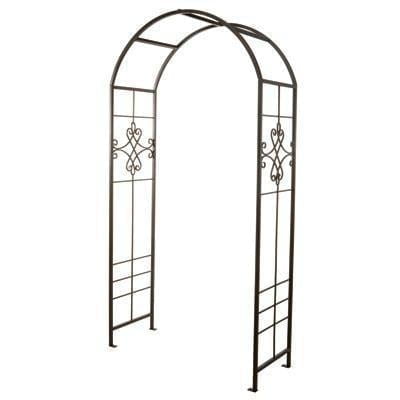 Panacea 90" Quatrefoil Scroll Arbor
