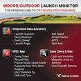thumbnail image 6 of Voice Caddie Caddie SC4 Portable Golf Simulator and Launch Monitor Indoor and Outdoor, Black, 6 of 8
