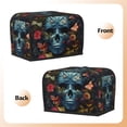 thumbnail image 3 of Goofa Butterfly Flower Skull A Print Toaster Cover 2 Slice, Two Slice Bread Machine Cover Quilted Toaster Covers Bread Maker Cover Kitchen Appliance Cover, 3 of 7