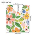 thumbnail image 5 of Yayeee Bath Rugs for Bathroom Floor Set of 2 Non Slip Fluffy Soft Absorbent Mat, Retro Pink Floral, 5 of 7