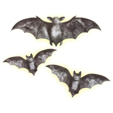 Martha Stewart Hanukkah Decorations Darice Wall Decor Martha Stewart Crafts Illuminated LED Bat Decorations Assorted Sizes ()