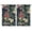 Hawaiian Hibi, variant on Set of 2 Aloha Floral Kitchen Curtains 42x63 Inch, Tropical Plant & Jungle Leaves Design Semi-Sheer Caf Curtains with 3" Rod Pocket