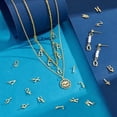 thumbnail image 2 of 26pcs 14k Gold Plated Letter Charms A-Z Alphabet Letters Pendants 10mm Initial Alphabet Pendant A-Z Alphabet Charms Pendant Beads for Jewelry Making Bracelets Necklace Keychain for diy, 2 of 5