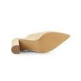 thumbnail image 3 of BLISSFUL STEP Women's Pointed Toe Chunky Slides Mules, 3 of 8