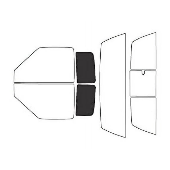 Rvinyl Car Window Pre Cut Tint Film DIY Kit Back 20% Fits Chevrolet S-10 1994-2003 2 Door