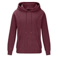 thumbnail image 4 of dzxyzu Corduroy Hoodies for Men Fall Winter Long Sleeve Sweatshirt Casual Drawstring Pullover Sweater with Pocket, 4 of 6