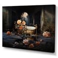 thumbnail image 2 of Designart "Gold Made Bathtub IV" Bath & Laundry Canvas Wall Art, 2 of 5