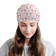 thumbnail image 2 of Naloa Cute Rabbit Soft Beanie Hat, Knit Beanie Daily Beanie in Fine Knit for Women Men Winter Travel, Outdoor, 2 of 7