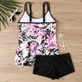thumbnail image 5 of Xdegoge Womens Tankini Bathing Suits Plus Size Tummy Control Two Piece Swimsuit High Waisted Bathing Suit Full Coverage Modest Swimsuits with Shorts Floral Print Maternity Swimsuits of The Week, 5 of 6