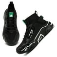 thumbnail image 4 of Bostexi Mens Casual & Dress Shoes Slip-on High Top, Black, Size 10, 4 of 6