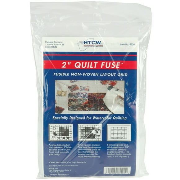 Quilt Fuse Fusible Non-Woven Layout Grid-48"X36"