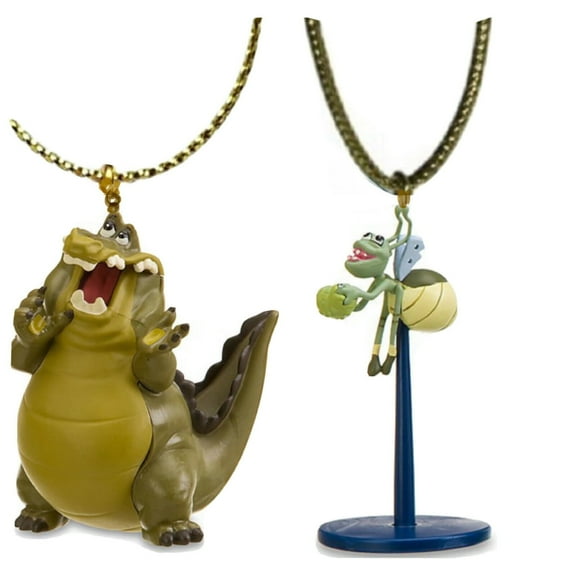 Louis Alligator Crocodile & Ray Firefly Ornament PVC Figure Figurine Disney 3”