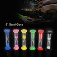 thumbnail image 2 of Juego de 6 relojes de arena con temporizador para cocinar, hornear, hacer ejercicios y decorar, 2 of 10