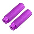 thumbnail image 1 of Par Trasero Estriberas Estriberas Reposapiés para Bicicleta Ajuste 3/8 Pulgadas Ejes Púrpura, 1 of 1