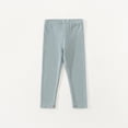 thumbnail image 2 of kamemir Girls' Warm Fleece Pull On Pants(Blue,5-6 Years), 2 of 3