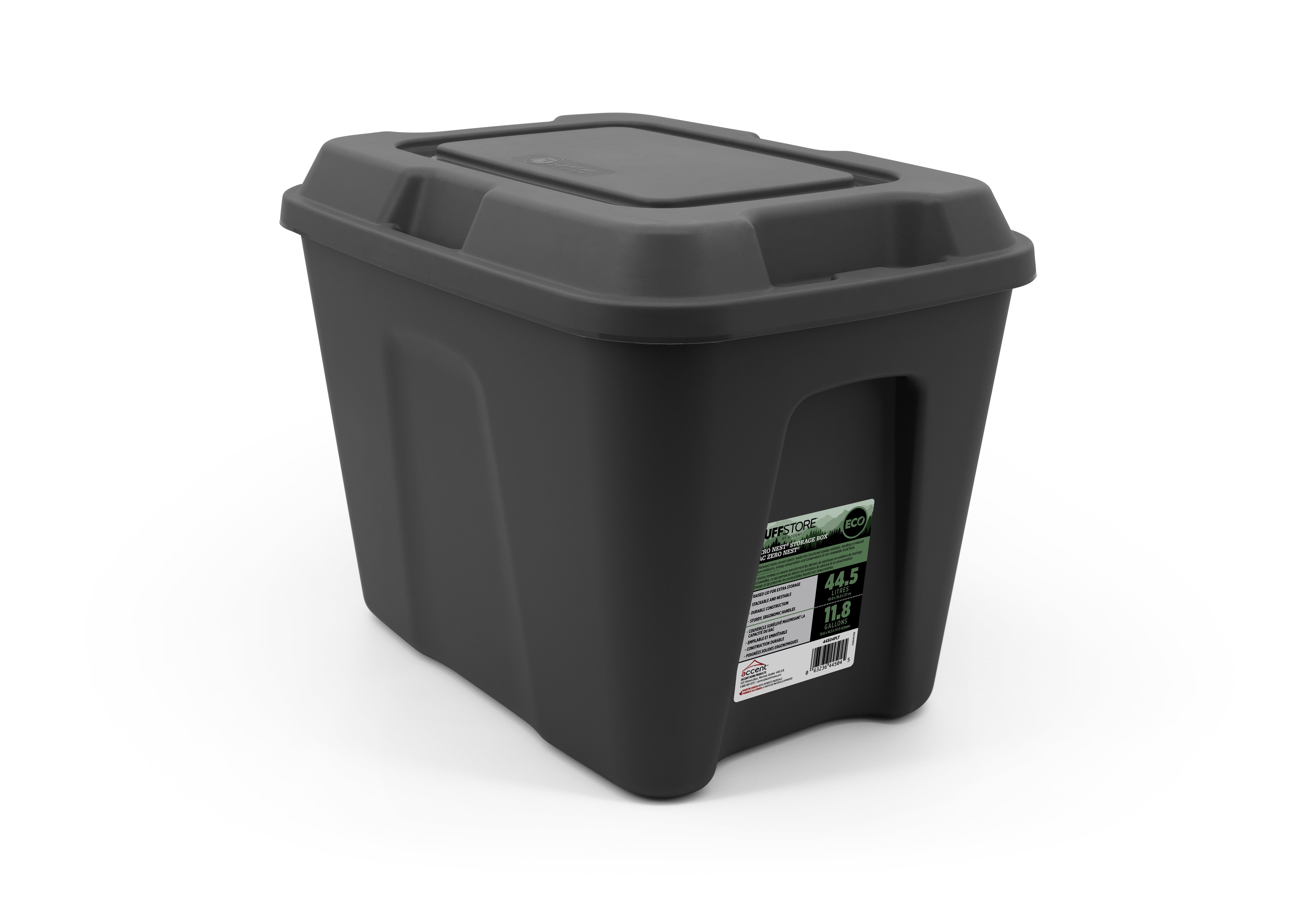 44,5 l (11,7 gal), gamme Zero NestMC