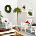 thumbnail image 5 of Nearly Natural 6ft. Christmas Palm Artificial Tree with 200 Warm White LED Lights, 5 of 8