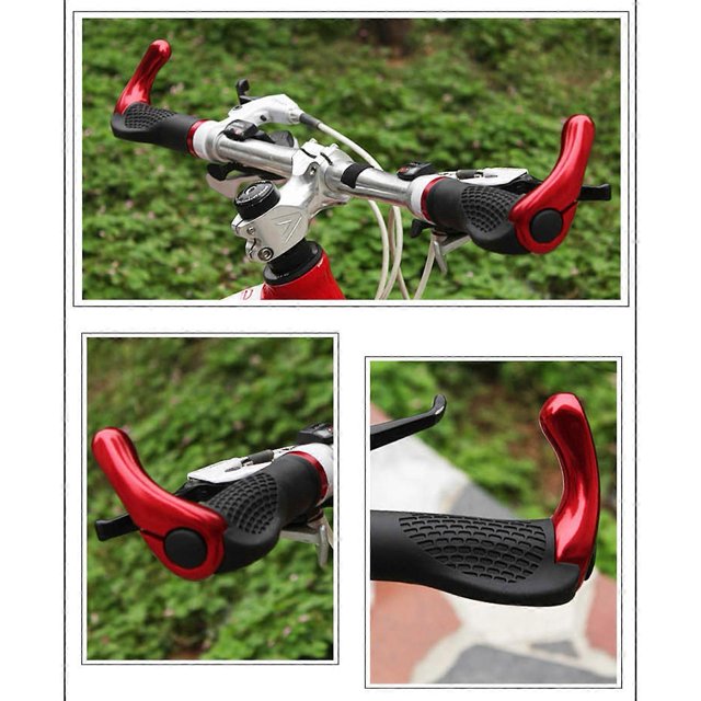 Mountain Handle Bar Grip Bicycle Skid-Proof Rubber Grips Fit Any Standard Mountain Bike