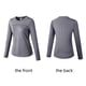 thumbnail image 5 of Minnieouse Ropa interior térmica de otoño para mujer, capa base de cuello redondo, camisetas más cálidas ajustadas de manga larga, camiseta para Prendas para la parte del cuerpo Azul S Minnieouse  AP013660-21, 5 of 6