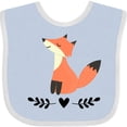 thumbnail image 3 of Inktastic Fox for Girls Woodland Animal Girls Baby Bib, 3 of 4