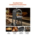 thumbnail image 3 of Outdoor Pizza Oven 12", Pellet Wood Fired Pizza Oven, 1000°F Pizza Maker, Portable BBQ Oven w/ Wheels, Wood Burning Oven for Pizza, Camping, Backyard, 3 of 9