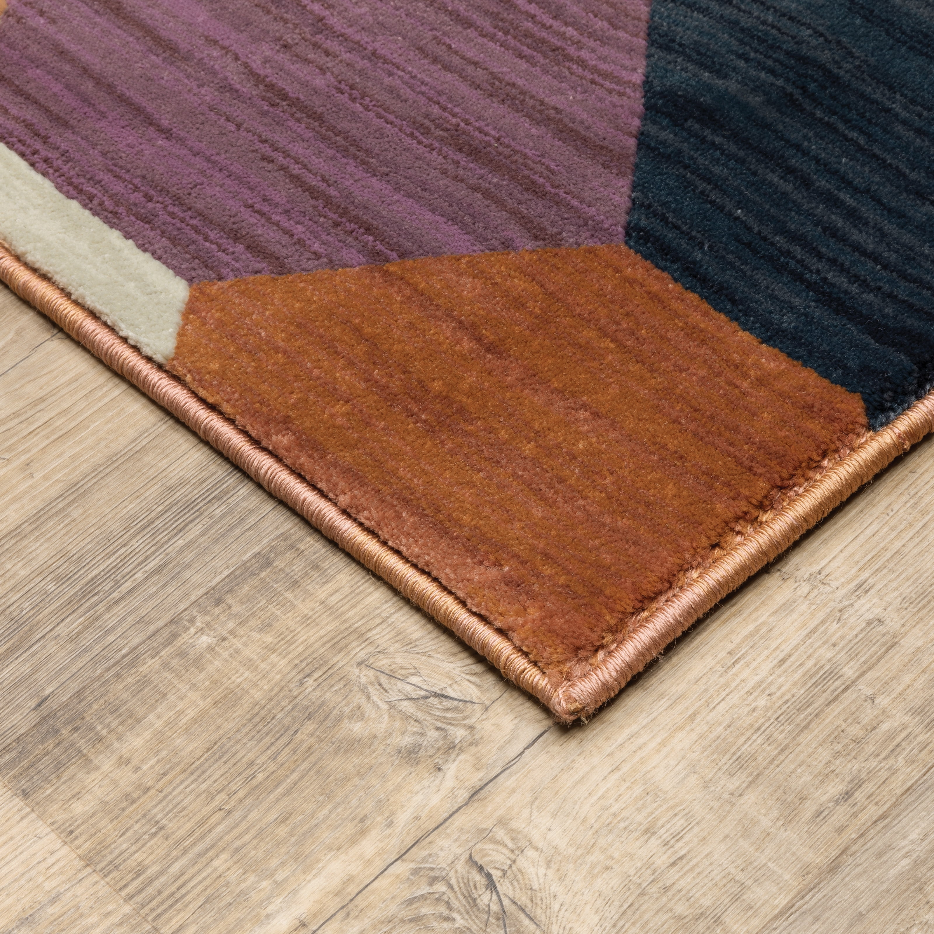 Avalon Home Xola Geometric Casual Area Rug, Blue