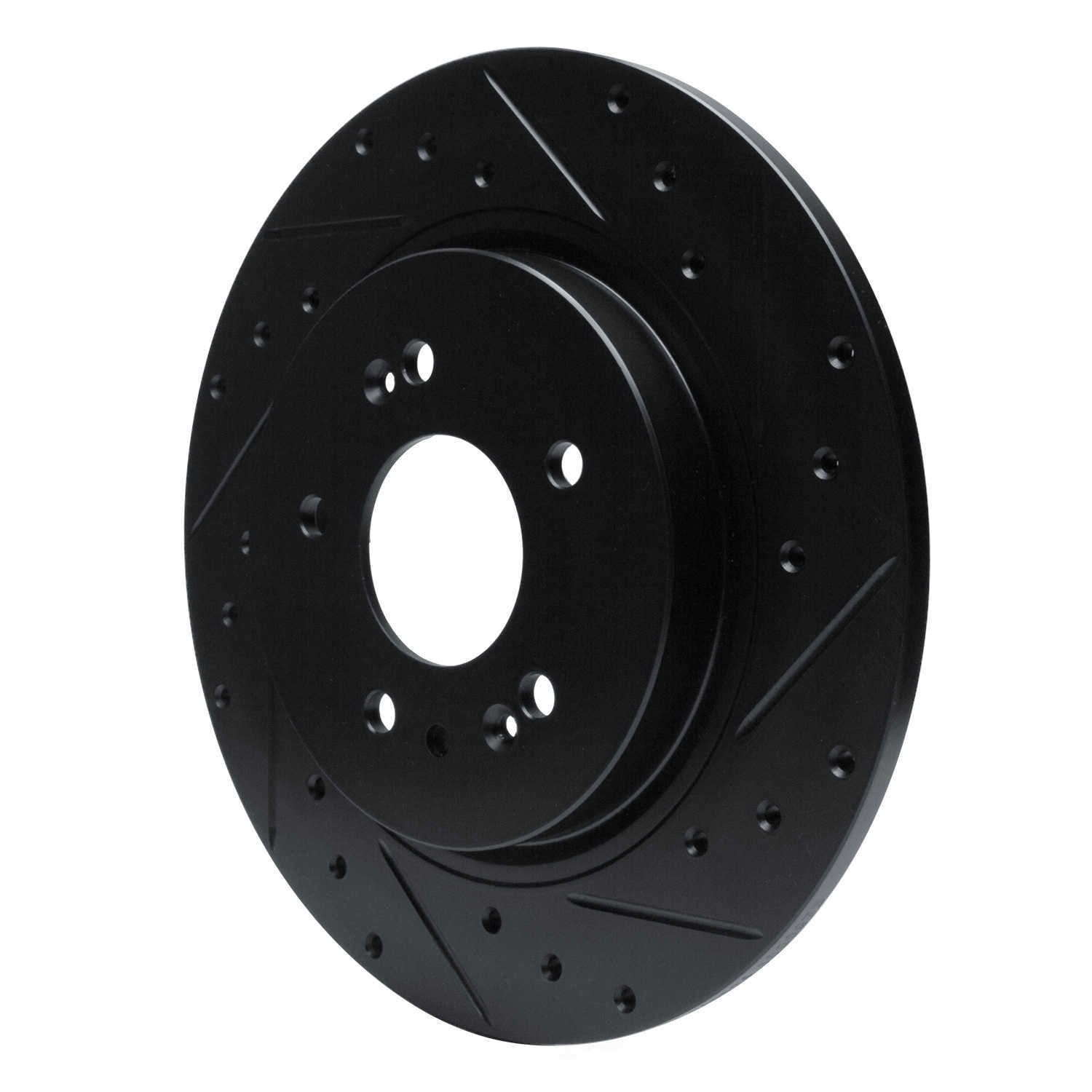 Dynamic Friction Company 633-03060R DFC Brake Rotor - Drilled And Slotted - Black
