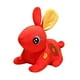 thumbnail image 3 of Conejito de peluche tradicional chino de Año Nuevo 2023, simulación de animal de peluche, nuevo Rojo 15cm, 3 of 9