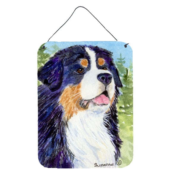 Caroline's Treasures SS8867DS1216 Bernese Mountain Dog Wall or Door Hanging Prints, 12x16, multicolor
