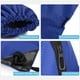 thumbnail image 3 of Bolsa de dos hombros Mochila con cordón, impermeable, tela Oxford, saco trasero con cordón y bolsillo con cremallera para deportes, viajes al aire libre, 3 of 8