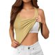 thumbnail image 2 of Camisetas sin mangas para mujer con sujetador incorporado, diseño con tirantes en el cuello, tejido transpirable, camisola informal de verano para interior y exterior., 2 of 5