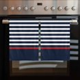 thumbnail image 2 of Anchor Navy Blue Kitchen Towels Set of 4, Water Absorbent Dish Towel, Red Nautical White Geometric Stripes Decorative Hand Towels - Quick Drying Cloth for Cooking Baking, 18x28 Inch, 2 of 8