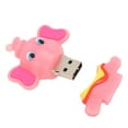 thumbnail image 1 of Memoria USB con dibujos animados, compatible con memoria opcional, bonito elefante, para almacenamiento, transmisión y uso compartido de datos, 16 GB, 1 of 12