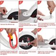 thumbnail image 4 of ZHAOCHENG Xiaomi Scooter Guardabarros Trasero Soporte para Xiaomi M365 Pro Accesorios Set Blanco, 4 of 5
